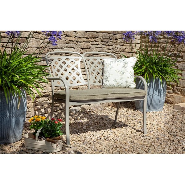Berkeley Cast Aluminium 2 Seater Bench
