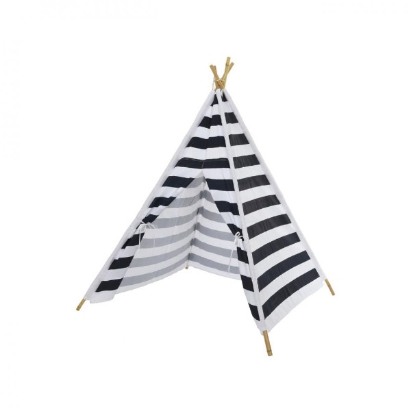 Navy & White Stripe Teepee Play Tent