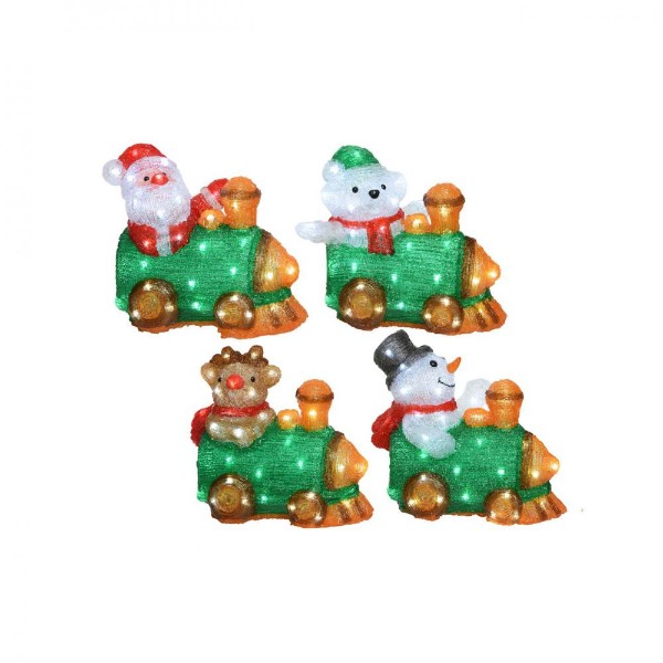 Led Acrylic Train 34.5cm Random Choice Of Design