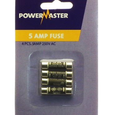 5 Amp Plugtop Fuse 4 Card 8818 P/p