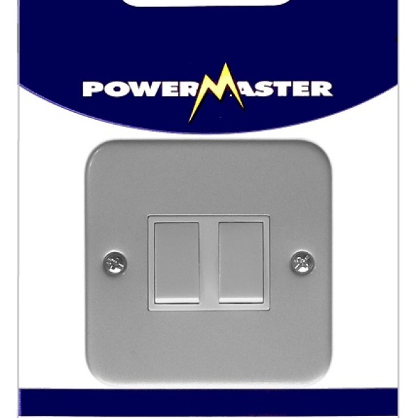 Metal Clad 10a 2g 2w Switch 89002 P/p