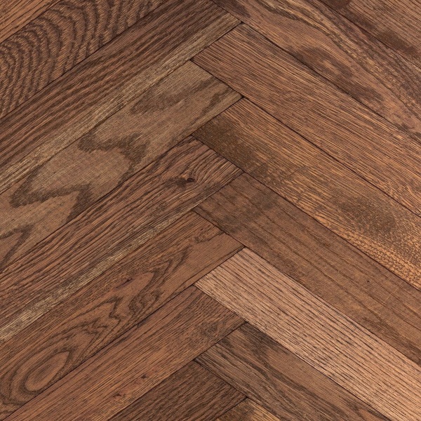 White Oak Tumbled Wood Block-dark Smk Oiled 60mm (
