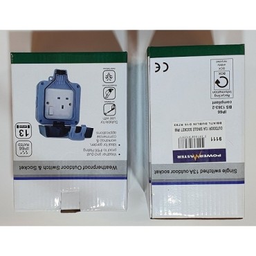 Outdoor Socket 1g Weatherproof Pmaster 9111