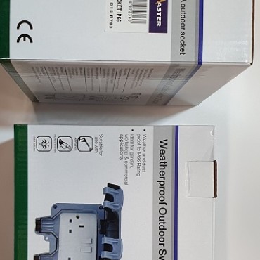 Powermaster 2 Gang IP66 Outdoor Switched Socket