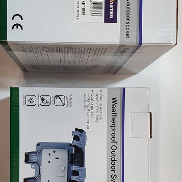 Powermaster 2 Gang IP66 Outdoor Switched Socket