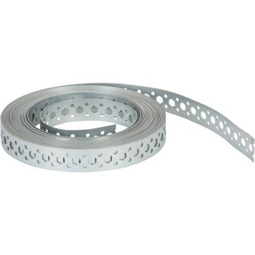 Galvanised Perforated Fixing Band 10m x 25mm