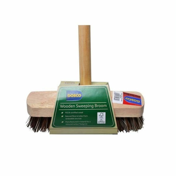 Dosco Union Deck Broom with Handle, Large (9 1/2