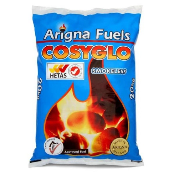 Cosyglo Smokeless Coal 20kg Collected