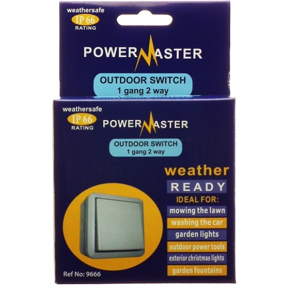 Switch 1g 2w W/proof Ip66 Pmaster 9666