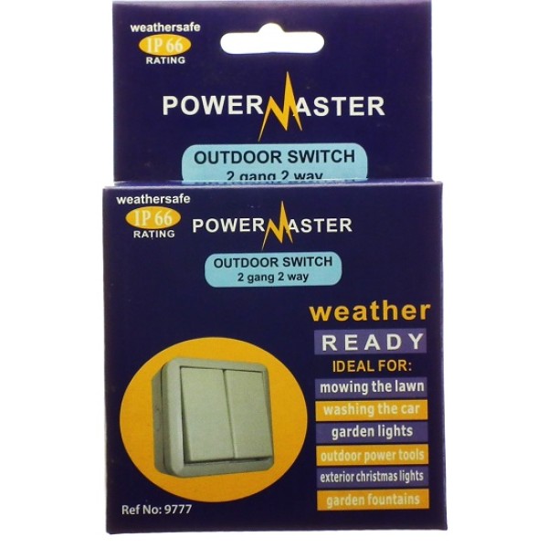 Switch 2g 2w W/proof Ip66 Pmaster 9777