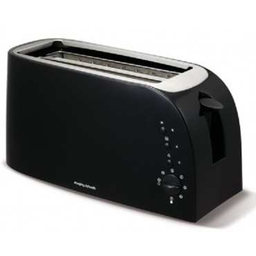 Morphy Richards Black 4 Slice Toaster 980508