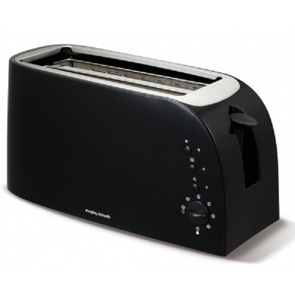 Morphy Richards Black 4 Slice Toaster 980508