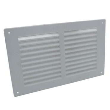 9x9 Flush Louver White (10) G