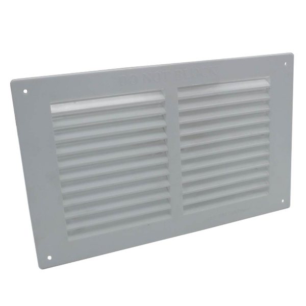 9x9 Flush Louver White (10) G