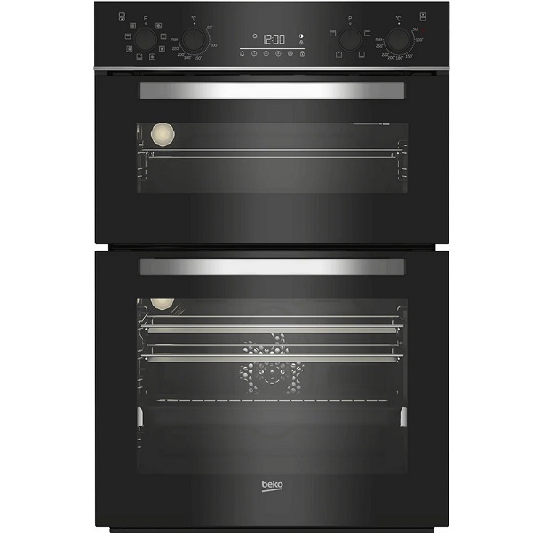 Beko 90cm Built-in Double Multi-function Oven With Touch Contol Led Timer Bbdm243boc