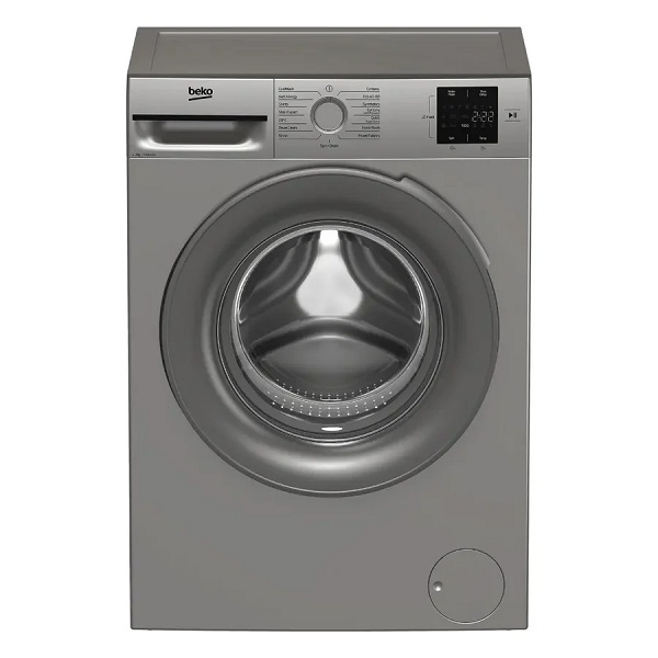 Beko Washing Machine 7kg 1200 Spin Silver Bm1wt3721s