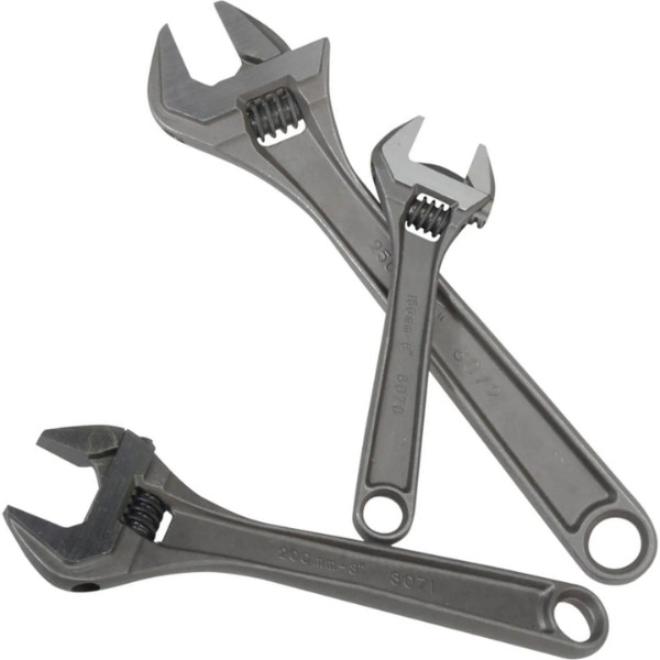 Bahco 3pc Adjustable Wrench Pack