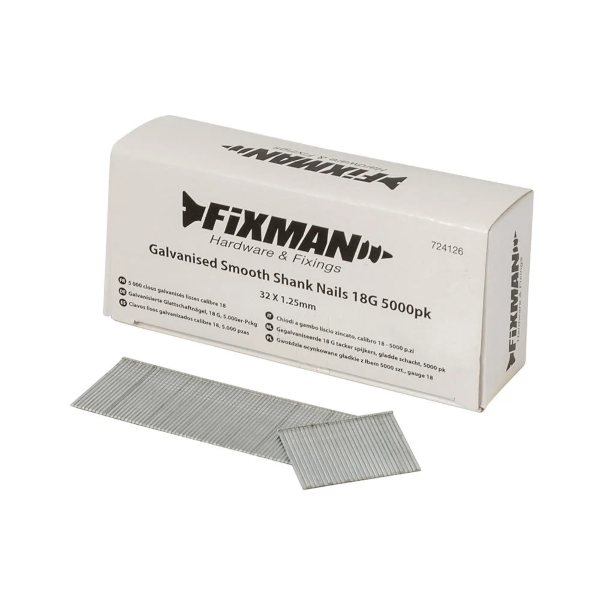 Brad Nail 18 Gauge 16x1.25mm 5000pk (868140)