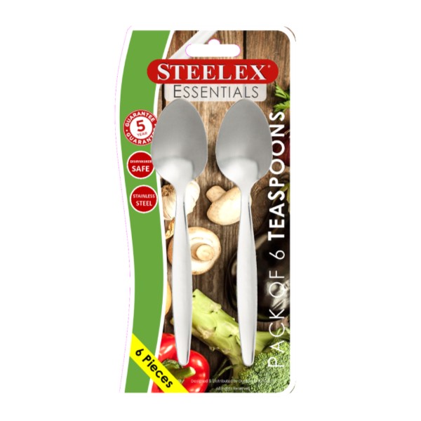 Steelex 6 Pack Teaspoons C511ts