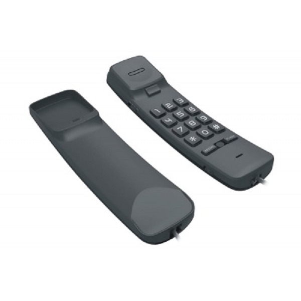 Uniden Corded Slimline Phone Black Ce8102bl