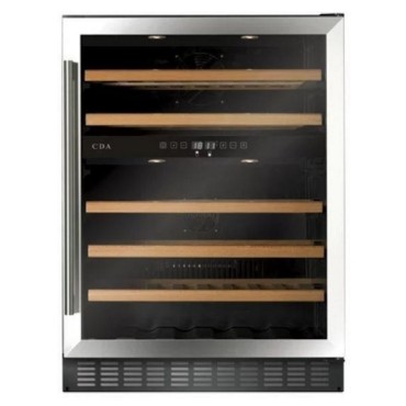 Cda Under Counter Wine Cooler Capacity 46 Bottles Stainless Steel Cfwc600ss