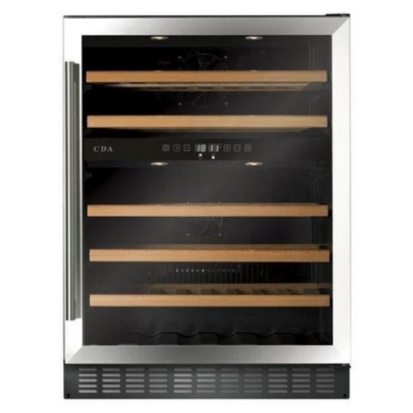 Cda Under Counter Wine Cooler Capacity 46 Bottles Stainless Steel Cfwc600ss