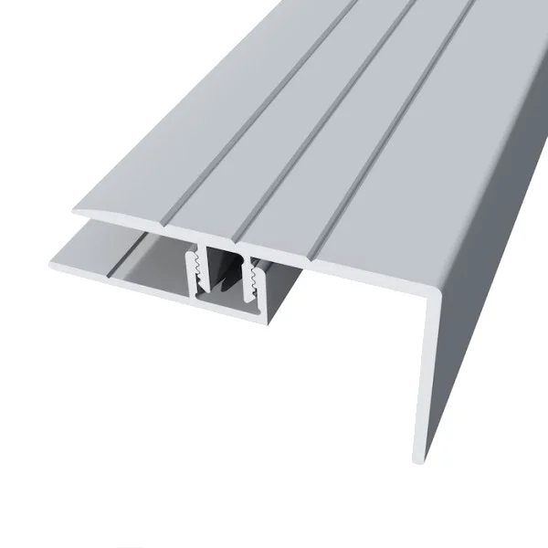 Floor Profile Stair Nose Chrome 8mm (270cm)b25349/