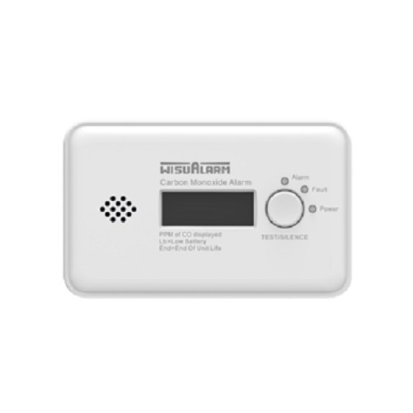Wisualarm Wireless Interconnected Carbon Monoxide Alarm / 7 Year Battery Dhihygc20br8b