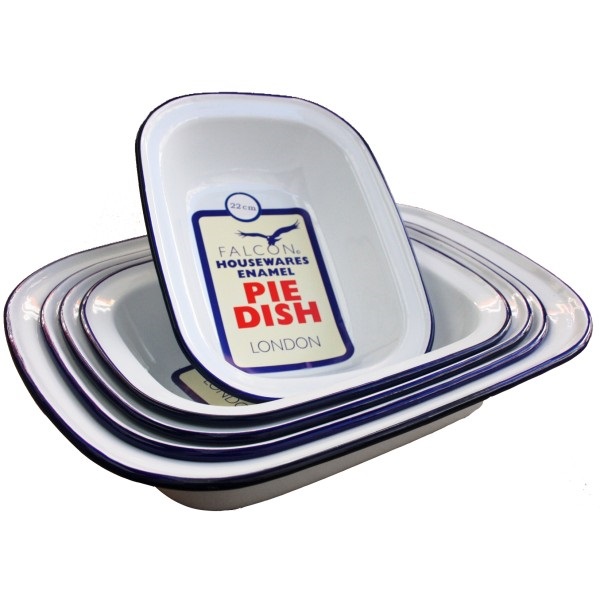 Pie Dish Falcon Oblong Enamel 22cm En0022