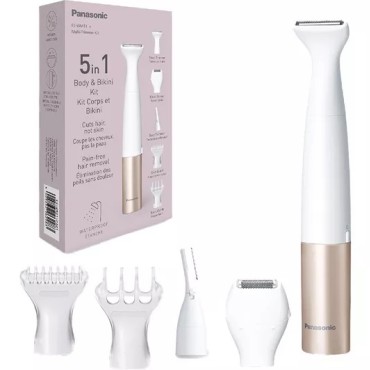 Panasonic 5-in-1 Body & Bikini Trimming Kit Wet & Dry Powerful Motor For Comfortable Trimming Eswm31