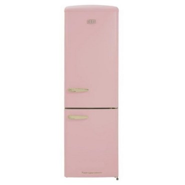 Cda Retro Fridge Freezer Frost Free Florence Tearose 60:40 H1995 X W600 Cdaflorencepin