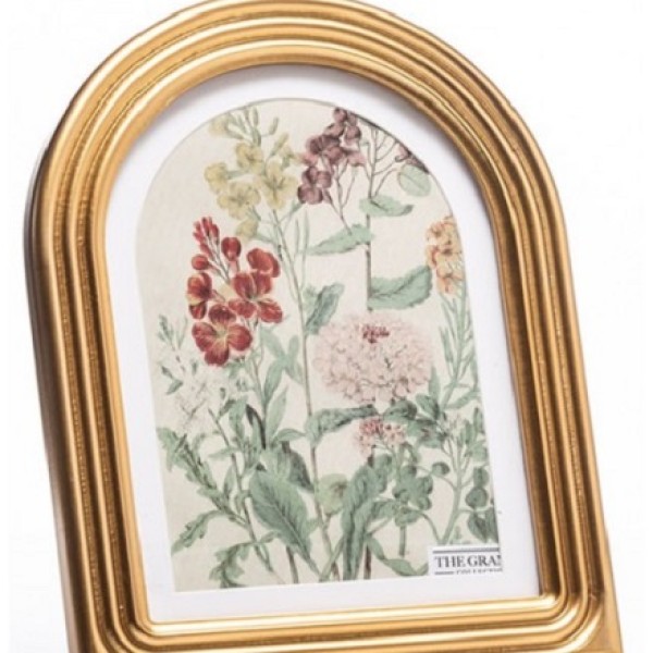 The Grange Collection Antique Arched Gold Frame 5x7in Gb20
