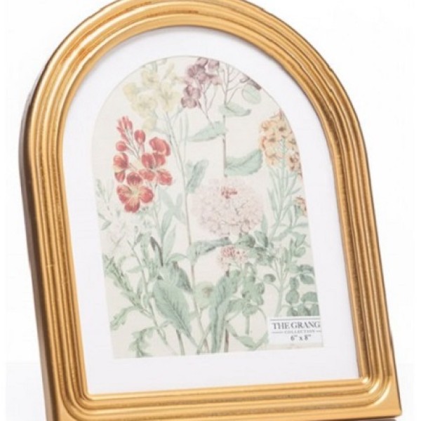 The Grange Collection Antique Arched Gold Frame 6x8in Gb21