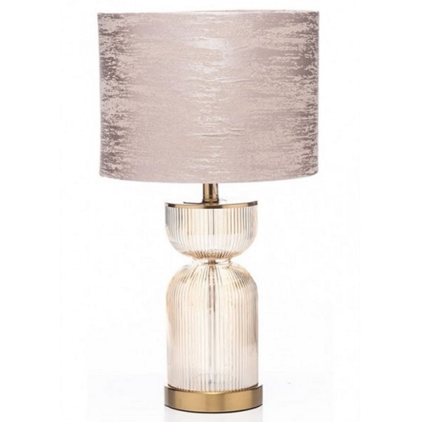 The Grange Collection Glass Table Lamp 28x50cm Gs6