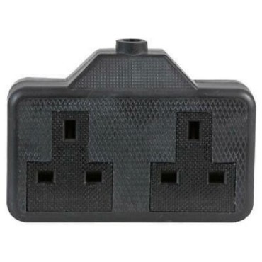 2g Black Rubberised Socket H0049 P/p