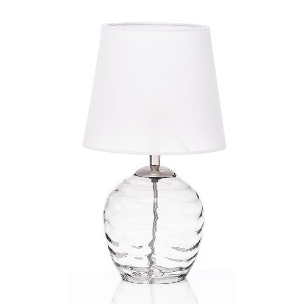 The Grange Collection Lamp With Smoked Glass Base Hc11