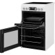 Hotpoint Freestanding White Double Cooker With Ceramic Hob Catalytic 50cm Hd5v93ccwuk