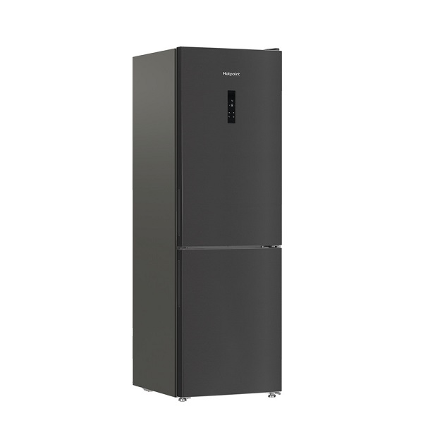Hotpoint No Frost Fridge Freezer 60:40 Black Inox 1865x595 Hpk26363xbr5u