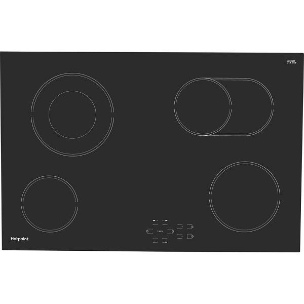 Hotpoint Ceramic Hob 4 Zone 77cm Black Hr724bh