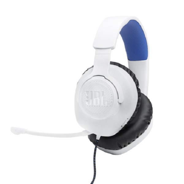 Jbl Gaming Headset Quantum 100 Wired White & Blue Jblq100pwhtblu