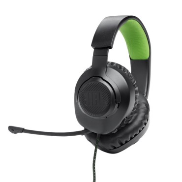 Jbl Gaming Headset Quantum 100 Wired Black & Green Jblq100xblkgrn