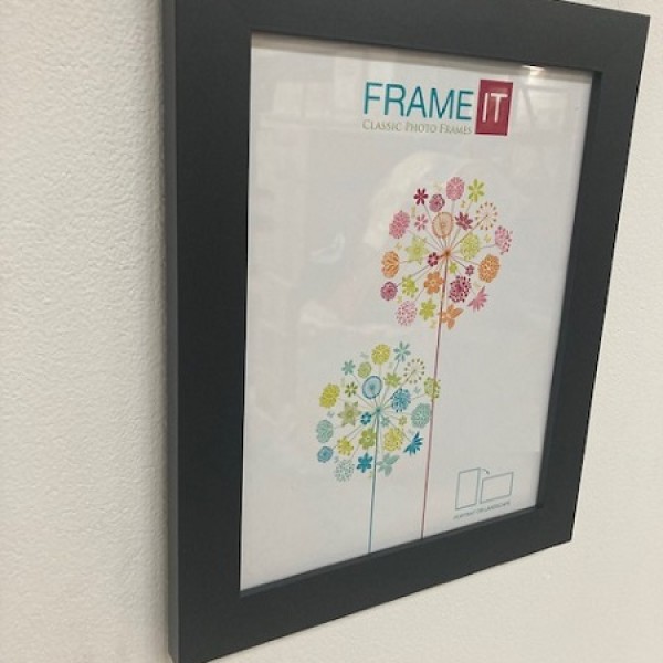Annie Flat Black Photo Frame 5 X 7 Jk88499