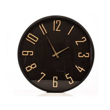The Grange Collection Black Frame Digital Clock 50x6cm Ks34