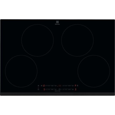 Electrolux 80cm 4 Zone Induction Hob Black Lit81443