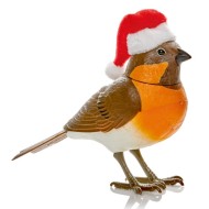 12.5cm Robin W-santa Hat