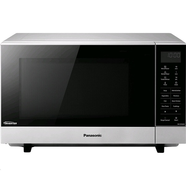Microwave Panasonic Solo Flatbed Nn-sf464mbpq 27ltr Stainless Steel