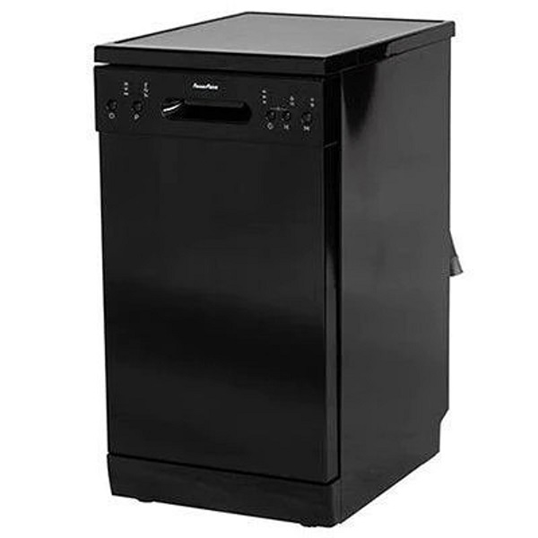 Powerpoint Black Slimline Dishwasher 10 Place P24510m6bl