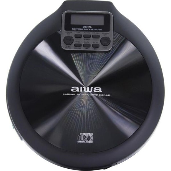 Aiwa Personal Cd Player - Black With Mp3 Playback Pcd810bkmkii