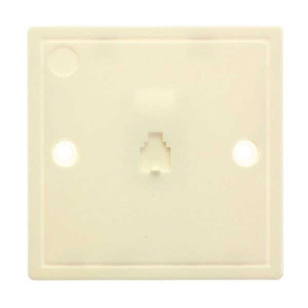Phone Socket 1 Gang Flush P/p Pm45t