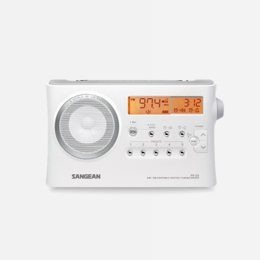 Sangean Am / Fm Digital Tuning White Radio Pr-d4wh